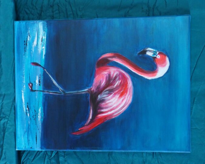 Flamingo 30*40 cm
