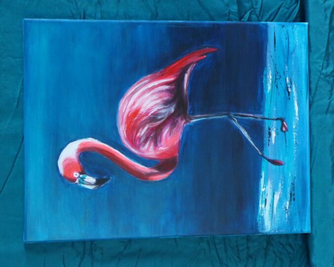 Flamingo 30*40 cm